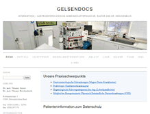 Tablet Screenshot of gelsendocs.de